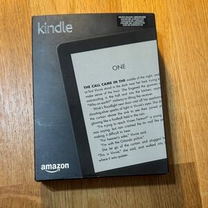 Amazon Kindle with Black and Gray Design